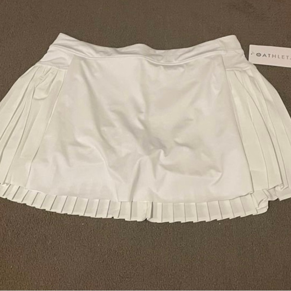 White Athleta Tennis Skirt